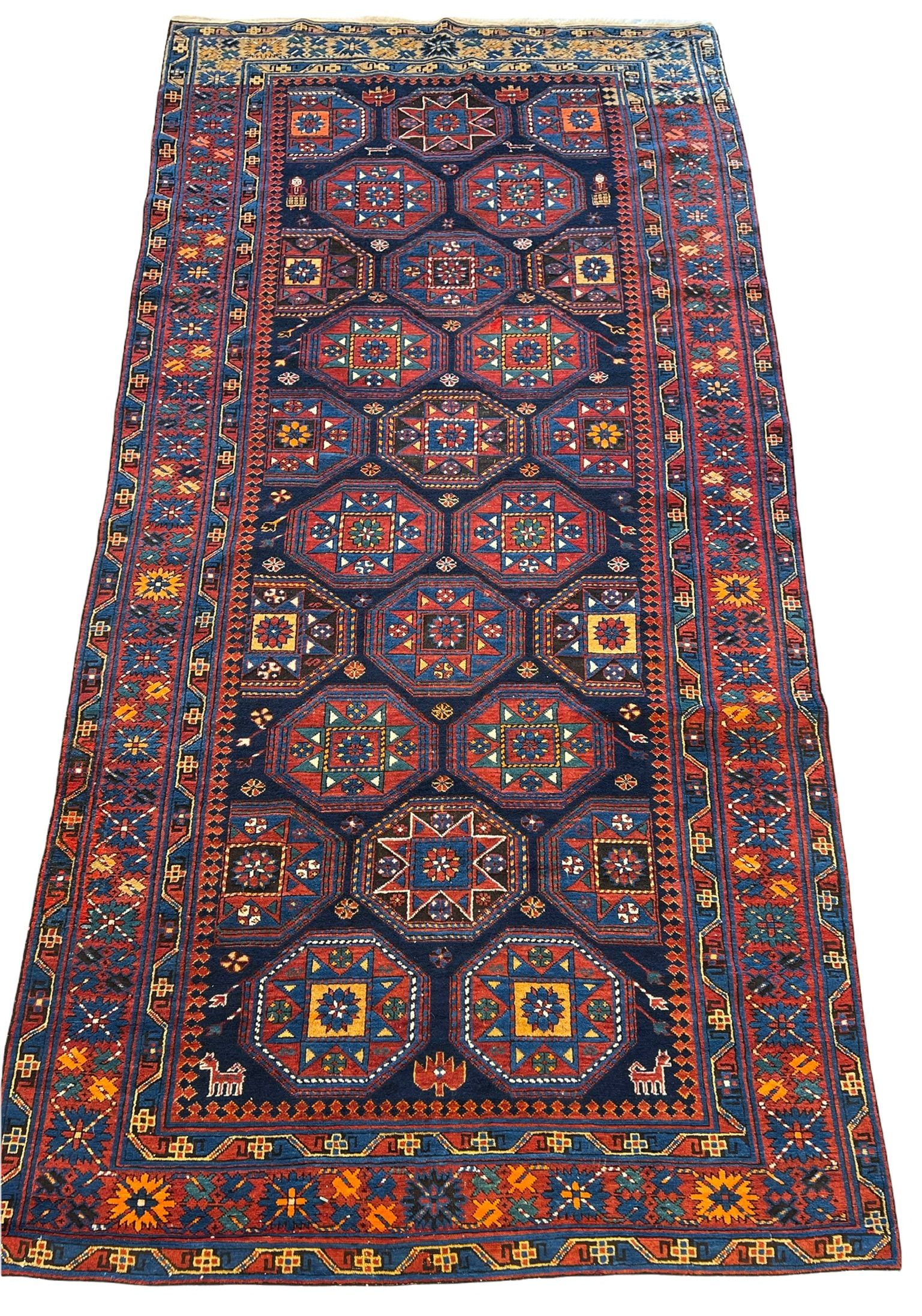 Antique Long Shirvan Rug